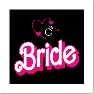 Bride Gift Wedding Announcement Engagement Funny Bride Posters and Art